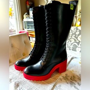 Fly London Women’s Black Lace Up Boots